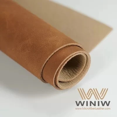 Abrasion-Resistant Microfiber Vegan Leather PU Material For Labels