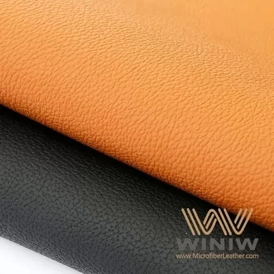 Artificial PU Automotive Faux Leather Microfiber Fabric 1.4mm Thickness