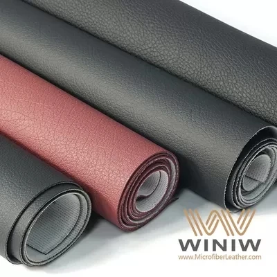 Anti-zgârietură personalizabilă microfibră de microfibră automotivă Faux PU Fabrical din piele