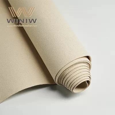 Tear Resistant Microfiber Suede Leather PU Suede Ultra Suede Leather For Gloves